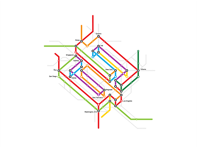 Neopix logo / Subway Map art branding canvas design illustration logo map mark photoshop print prints subway vector