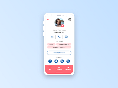 [Daily UI] 006 - User Profile contact dailyui dailyui 006 dailyui challenge design mobile mobile app mobile design mobile ui profile page ui ux