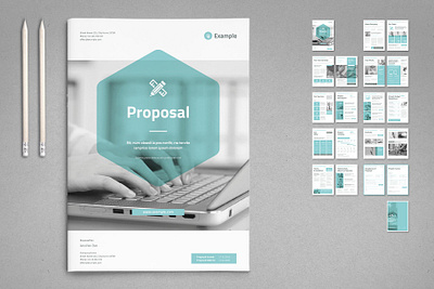 Proposal vol. 20 branding brochure business catalogue clean download elegant free indesign magazine modern portfolio proportion proposal template