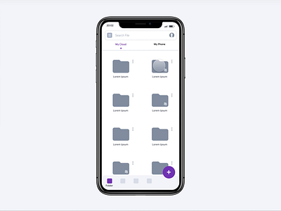 Interaction Exploration #2 - Select & Delete Folder animation app interaction design product design protopie ui uxdesign