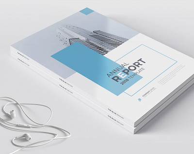 Annual Report Template annual report brochure design brochure layout brochure template indesign template infographic layout minimalist report design word template