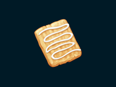 Toaster Strudel breakfast food icing icon june oven pastry toaster strudel