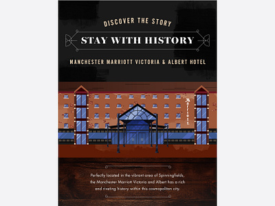 Manchester Marriott Victoria and Albert Hotel 1 architecture building hotel illustration infographic texture warehouse