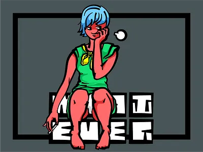 Whatever #4 anyway.fm cover illustration podcast