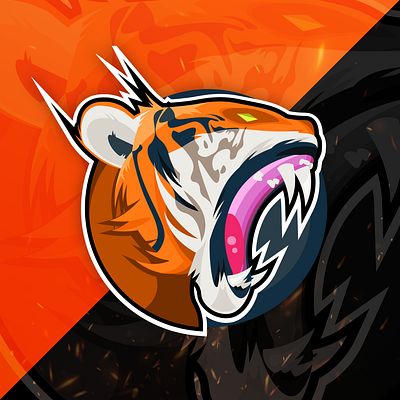 Tiger Mascot branding design icon illustration logo mascot sports tiger tiger logo vector