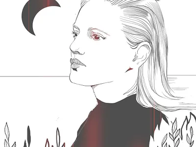 Inktober_Wild fashion fashion illustration female girl illustration inktober inktober2019 portrait sketch