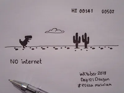 InkTober 2019 ❤️ Day 12: Dragon drawing esraamosalam ink drawing inktober inktober2019