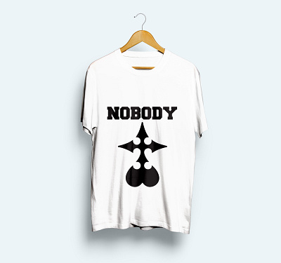 Nobody T shirt cool colors designer heart new nobody template texture tshirtdesign typography