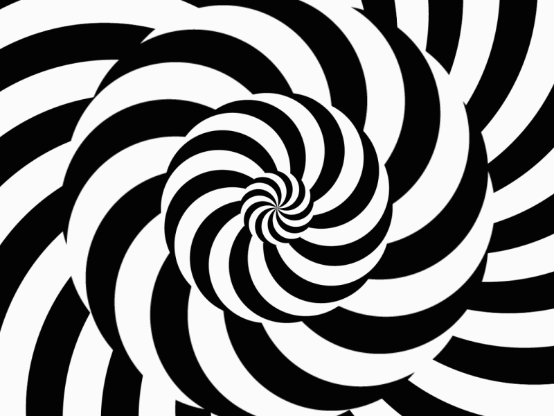 Twisting circles abstract black and white circle geometric gif animation graphic design hypnotic abstraction hypnotize motion graphics op art optical illusion visual effect