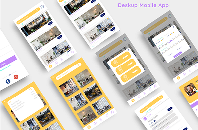 Mobile App Screens design illustration mobile app ui ui design ux ux design