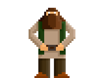 Hagrid 8 bit character comics design drawing illustration movie pixel pixel art pixel heroes pixelart pixels