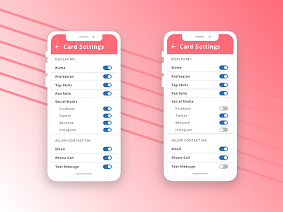 [Daily UI] 007 - Settings dailyui dailyui007 dailyuichallenge design display settings mobile design mobile ui settings ui uidesign uiux ux uxdesign