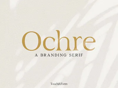 Ochre Serif Font branding branding design classic font display font elegant font font font design fonts lettering logo design logo font logo fonts logotype retro retro font typeface typefaces typography vintage vintage font