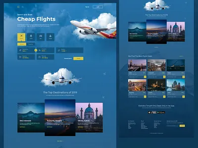 Travel Agency (Concept design) clean design flat icons illustration ui ux web website
