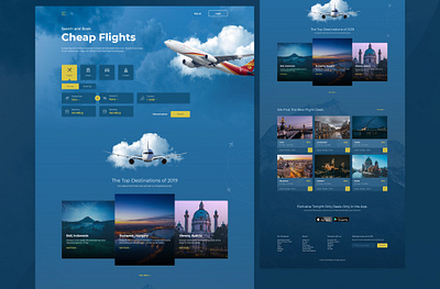 Travel Agency (Concept design) clean design flat icons illustration ui ux web website