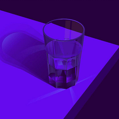 Illustration - Glass glass illustration illustrator purple vector water