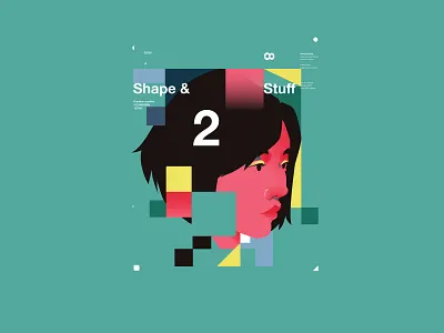 Shapes & portrait abstract abstract pattern composition design gird girl girl illustration girl portrait illustration laconic layout lines minimal pattern plakat portrait portrait illustration poster poster design shapes