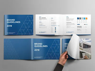 CPSG Brand Guidelines Booklet branding design logo print typography