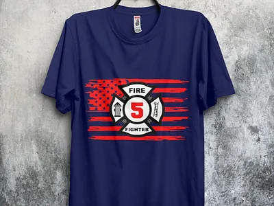 5 years old Fire Man design fire firefighter fireman tshirt tshirt design tshirtdesign tshirts type typography usafireman