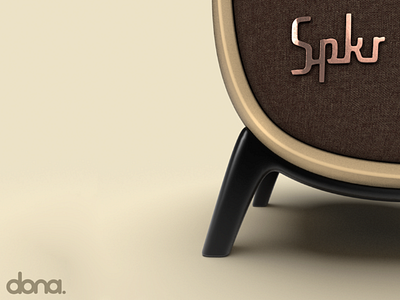 Spkr in Vintage c4d keyshot render product 3d