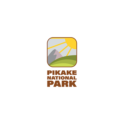 DLC - #Day 20 - National Park challenge design graphic graphicdesign green grid idea logo logo design logodesign logos national nature park party square sun vector