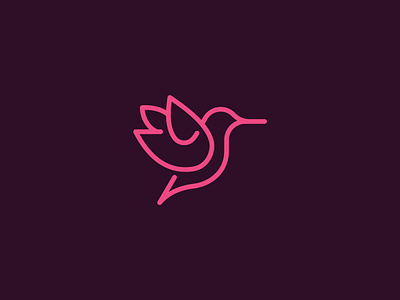 Hummingbird Lotus Logo animal beauty bird brand colibri company elegant flora flower for sale hummingbird logo logo design minimalist nature plant sale