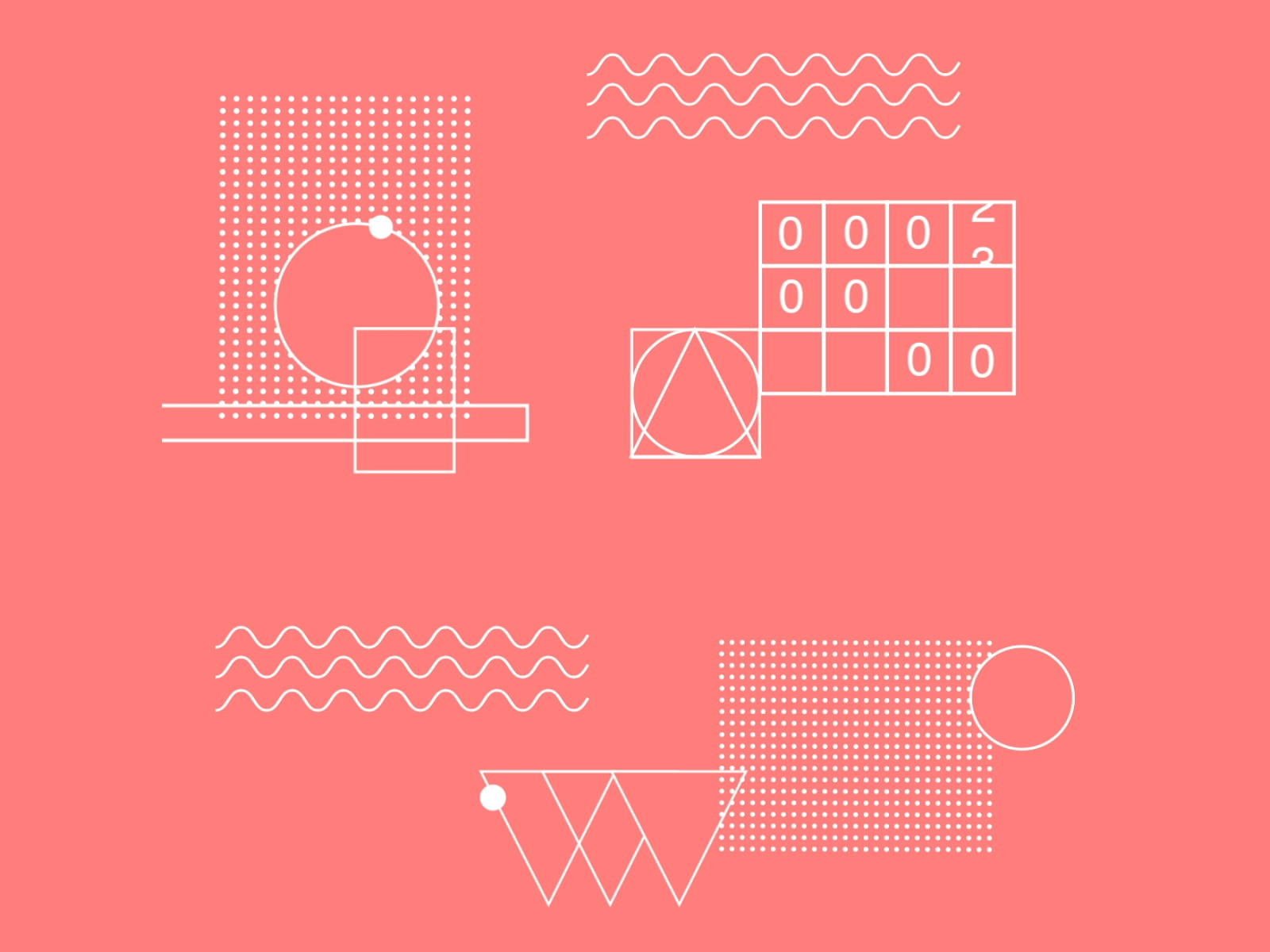 Playful Calendar motion graphic visual design