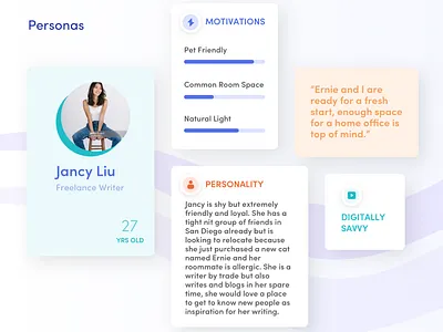 Personas Jancy design personas ui ux