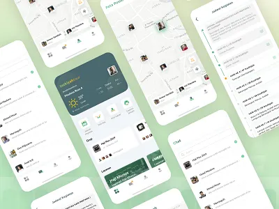 Hajj & Umrah Apps app card clean design explore figma ios maps mobile ui ux