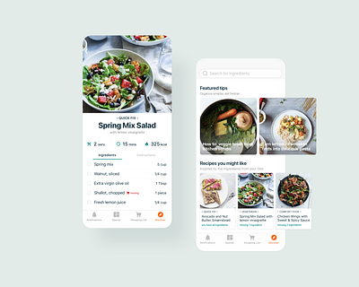 Pantree_Discover Recipes app design casestudy food ios app mobile ui organization app uidesign uxdesign