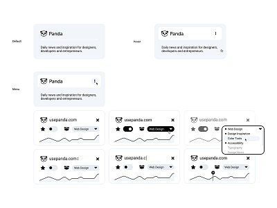 Conceptual idea about bookmarks bookmark cards display idea input interaction links ux web website