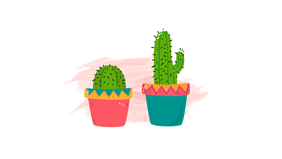 Cactus cactus home illustraion love