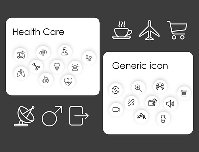 Custom Icons icon icons design vector