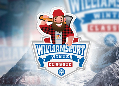Sports logo for Williamsport Brand balls branding business chracter classy corporate corporate identity design icon illustration illustrations logo modern sports vector vectorart winter