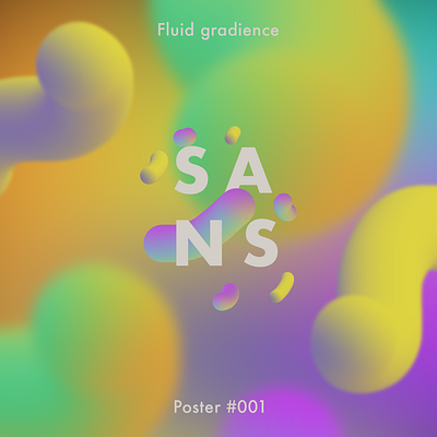 Fluid Gradient fluid gradience illustraion photoshop poster web