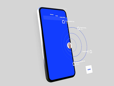 Scanning Available Property - Real Estate Finder App apartment app hotel house housing interaction ios mortgage property real restate rent rental scan scanning ui ux