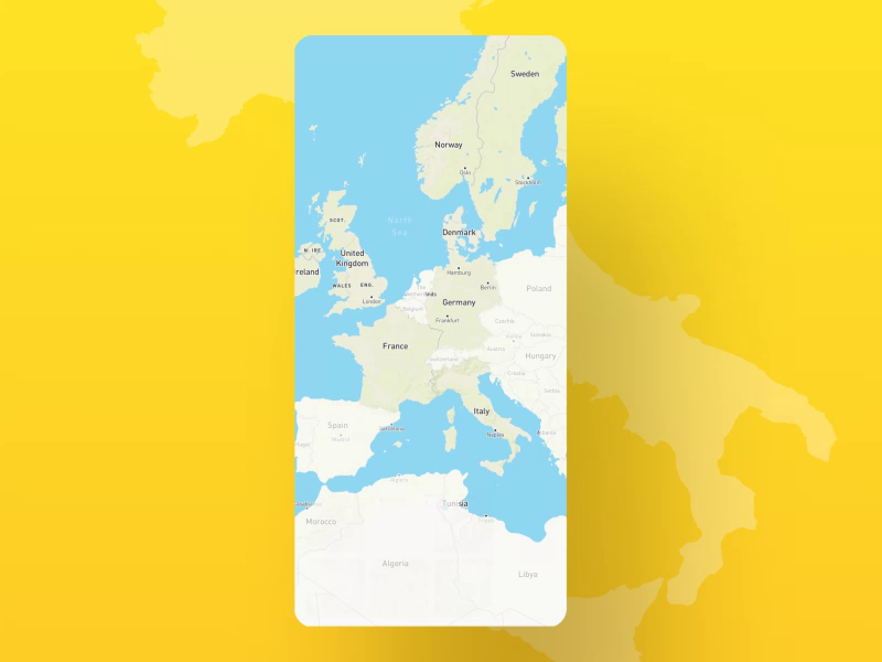 Example of Footprint on the map