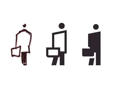 Businessman icon businessman fill icon outline pictogram sketch
