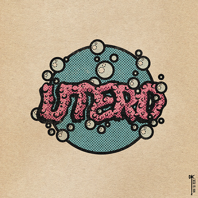 "UTERO" band logo adobe illustrator band logo graphic design