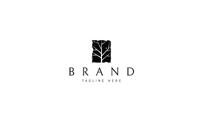 Black Stone Tree brand branding design illustration logo nature tree umuarus vector