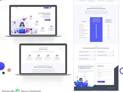 Amazon Listing Services Landing page Freebie amazon amazon fba seller clean creative freebie graphic design illustration illustrator landing page design landingpage source code ui vector webdesign