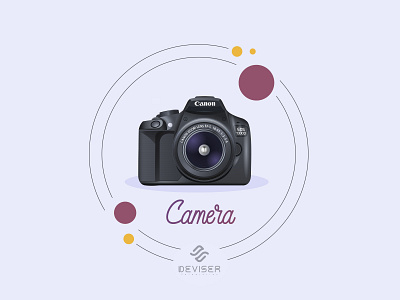 Camera Illustration app camera character creative design icon illustration illustrator vector web