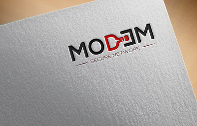 MODEM LOGO SECURE NETWORK amazing branding business company corporate design home illustration logo logotype mobile modem modem logo modem logo modern mokup network real estate typography vector