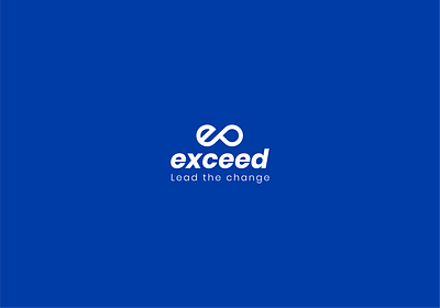 exceed blue brand branding logo logodesign logomark logotype vector