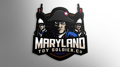 Maryland toy soldier mascot logo design esports gaming graphic logo logotype mascot mascot logo sport sports vector