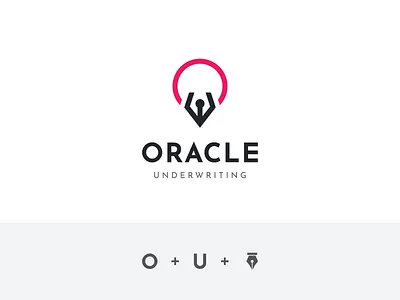 Oracle Underwriting logo concept 99designs accounting agency clean commercial concept contest design insurance insurance broker logo modern pen service underwriting vector