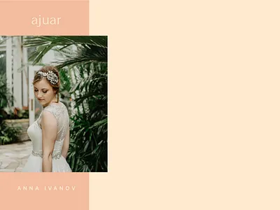 ajuar by Anna Ivanov ajuar brand identity branding branding and identity branding design cairo design dress dresses egypt logo logodesign spanish usa wedding
