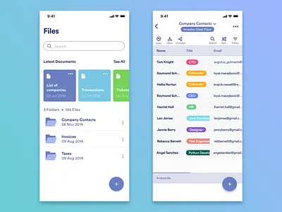 Infokeeper Mobile App apps column dashboard dashboard design files illustration ios mobile rows sheet sketch spreadsheet table