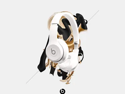 Beats - Headphones Illustration beats beats by dre headphones illustration