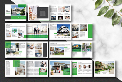 Real Estate Brochure Template agency interior marketing printable real estate agent real estate brochure real estate catalog real estate template realtor open house